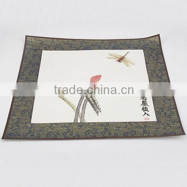 Eco-friendly traditional art painting reproduction with rice paper printing