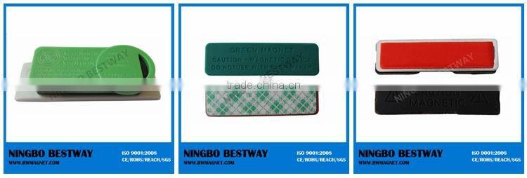Strong hard neodymium magnet name badage