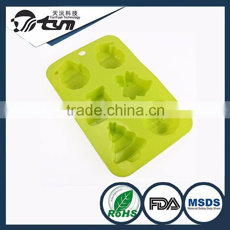 China Factory Price BPA Free Different Shape Silicone Baking Molds