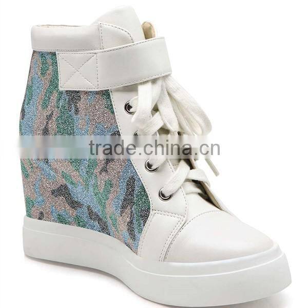 Camouflage Grain Glitter fabric with TC backing ,popular use for ladies shoes ,handbags ,wallets