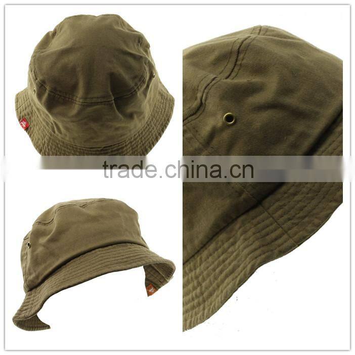 Unisex Plain Bucket Hats for Sale, Cotton Foldable Crushable Hat Cap Wholesale