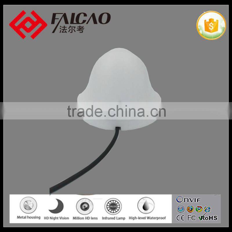 1.3 megapixel 1280*960p H.264 Slim Dome Ip Camera with audio,nightvision,reset and 3.6mm