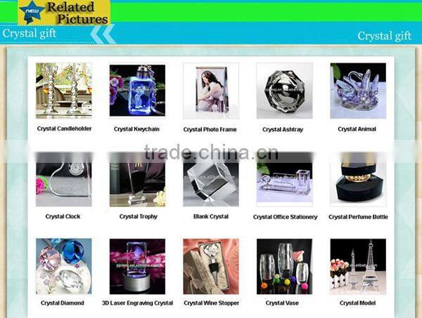 Modern Handicraft Crystal Glass Vase for Decorations CV002