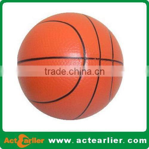 cheap basketball pu foam stress ball for promotion