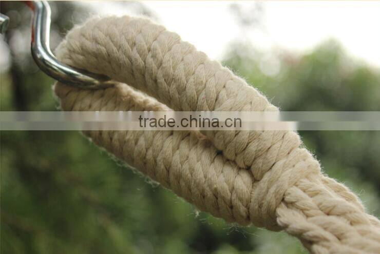 Wholesale Cheap Custom Linen Cotton Camping Outdoor Hammock with Macrame