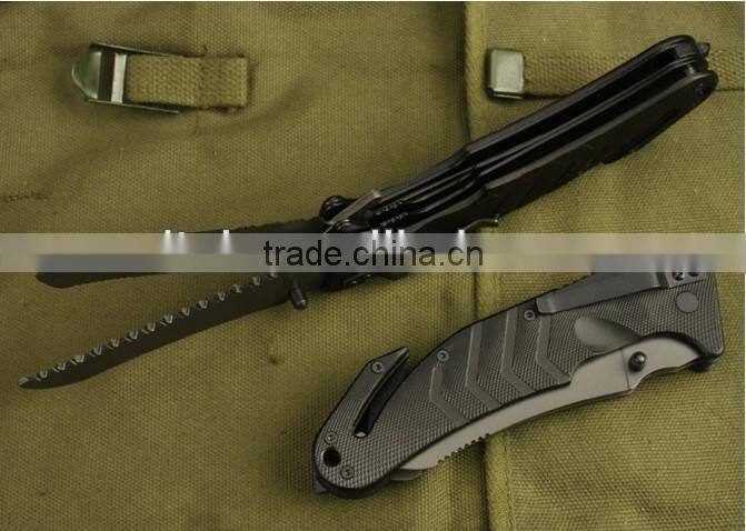 OEM double blade survial knife clasp knife yangjiang knife