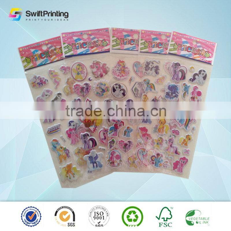Good quality new coming double side printing paper stickers