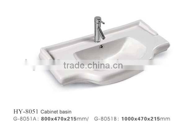 China Sanitary Ware Company Bathroom Cabinet Wash Basin Price