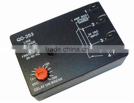 QD-253 post purge timer / off delay timer / time delay 12-390 seconds adjustable
