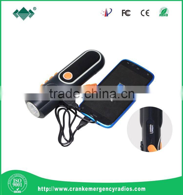 Hand Crank Digital Mobile Radio With Mobile Charger