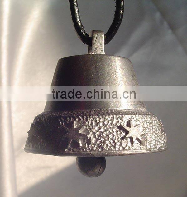 zinc alloy swiss cow bell A2-C054 for pets,gold color aslo (A096)