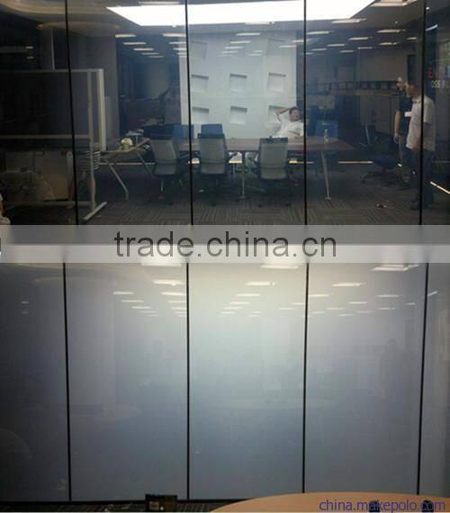 Switchable Laminated Large frosted glass windows for bathroom