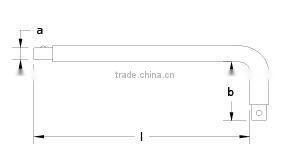 Titanium L-Handle For socket wrench set