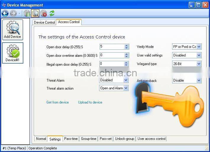 Ethernet Linux Advanced biometric RFID Solutions p2p access control China manufature (JYF-F211)