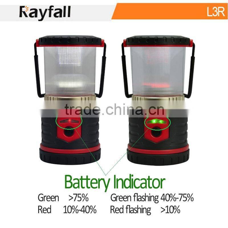 Rechargeable portable LED torch flashlight lantern with USB charging port