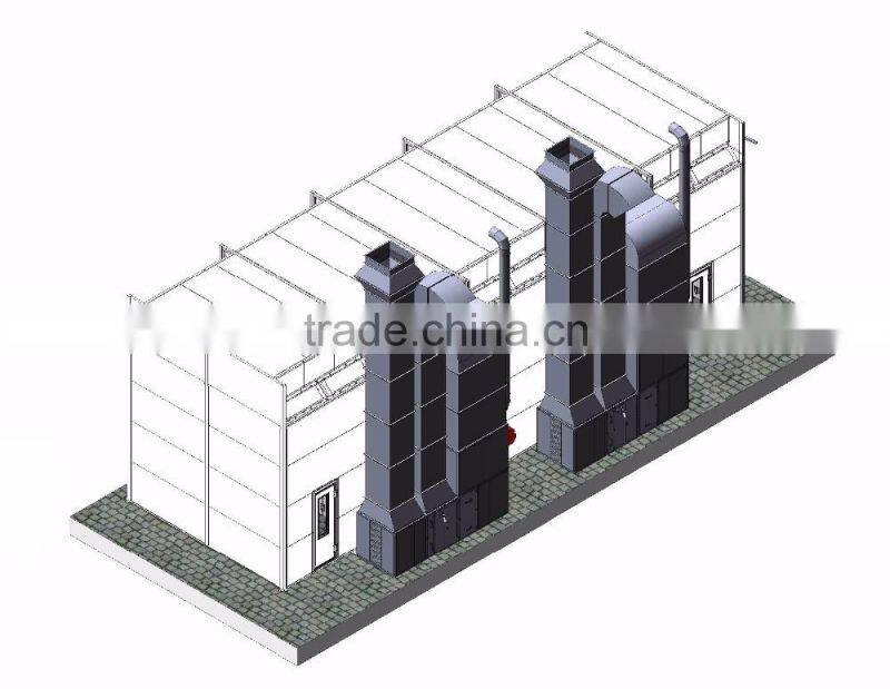 JF used automotive machine spray booth / paint booth fan / painting room baking oven ( CE certification 2 years warranty time)