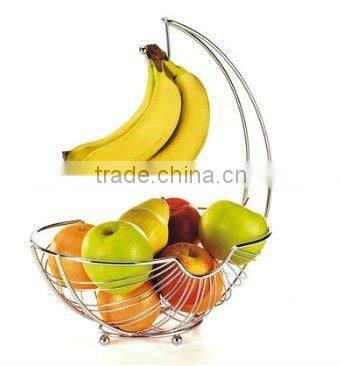 metal fruit basket globe shaped ,wire fruit rack