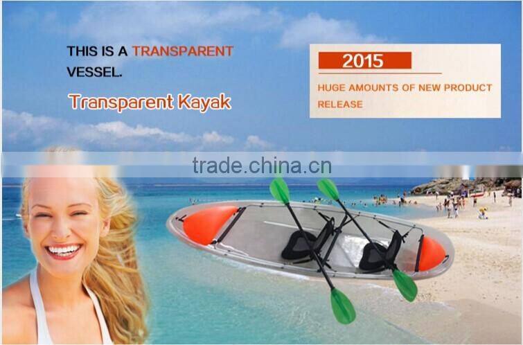 JIASIDA new product transparent Polycarbonate Kayak