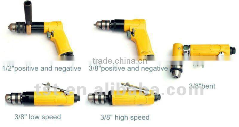 High/low speedin-line air drill