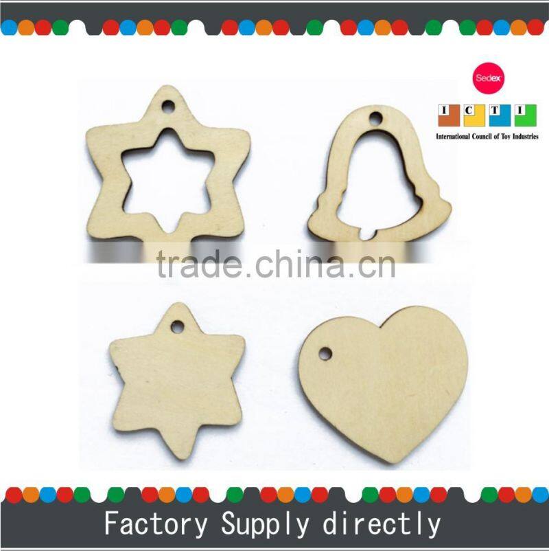 Natural Color New Promotional Wooden Decoration Pieces