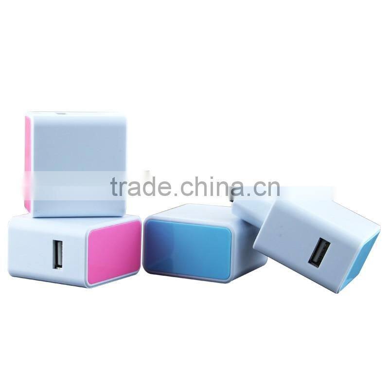5V 1A Europe type high speed charging 2 pin Morocco USB charger