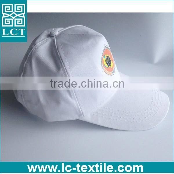 heat transfer print made in china cotton polyester political white cheap cap