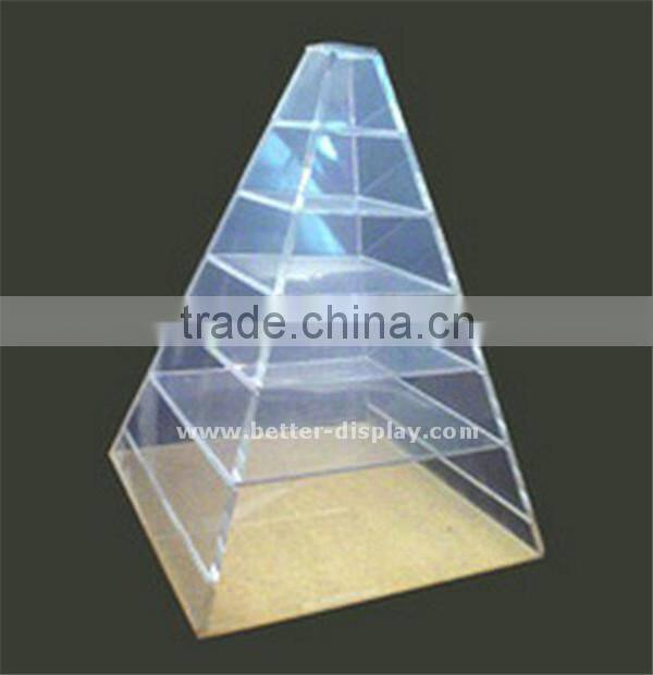 clear acrylic organic glass perfume display cabinet
