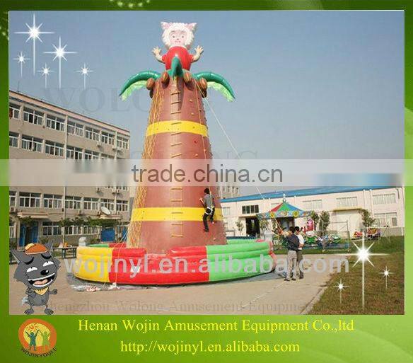 high quality PVC inflatable climbing jungle/inflatable climbing wall