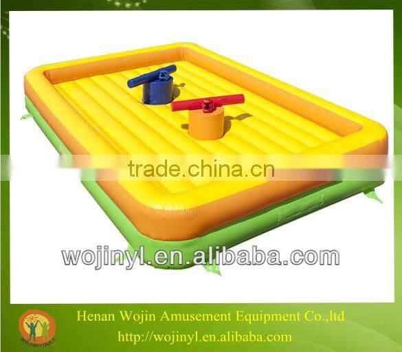 Inflatable football throwing game