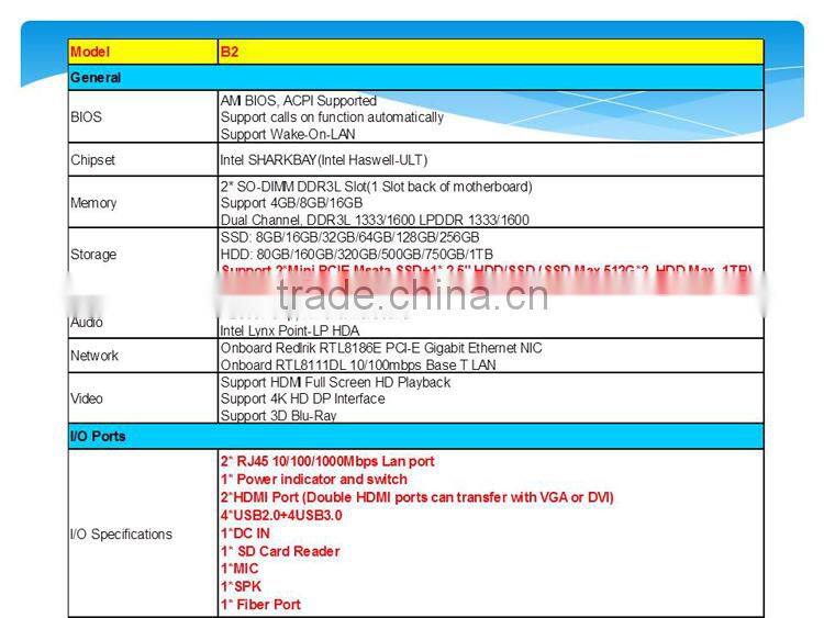 The Fifth Generation Broadwell Partaker I7 5005u Laptop Computer Fanless