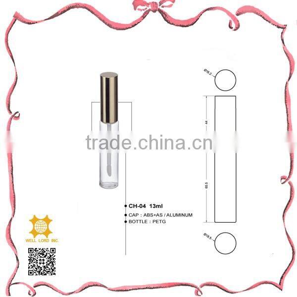 Newest product 9.5ml purple lip balm gloss applicator petg bottle