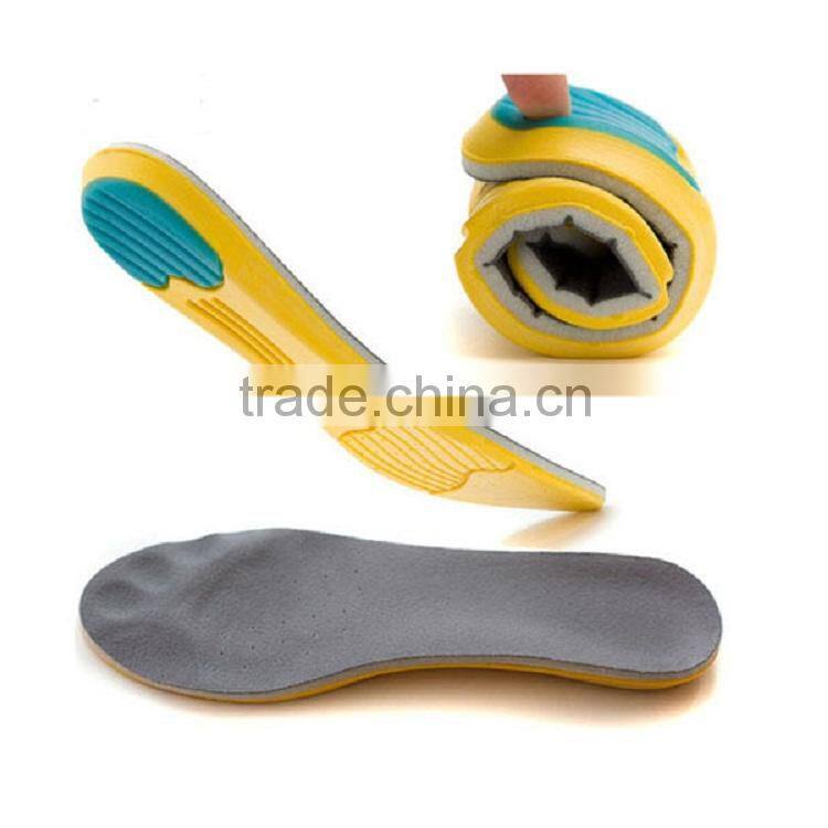 China factory sale ultra soft work hiking insoles 1/2 pu height increasing insole