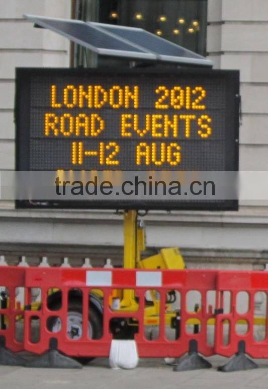portable message board p31.25 outdoor single color traffic led sign