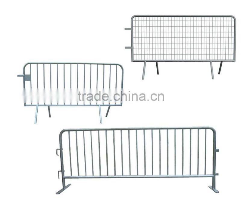 Safety metal fence pedestrian traffic temporary crowd control barrier