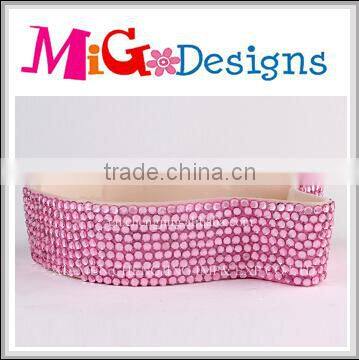 Manufacture Direct Blue Diamond Porcelain Pet Food Bowls