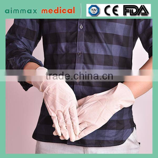 Disposable vinyl powder free latex exam medical gloves CE,ISO, FDA