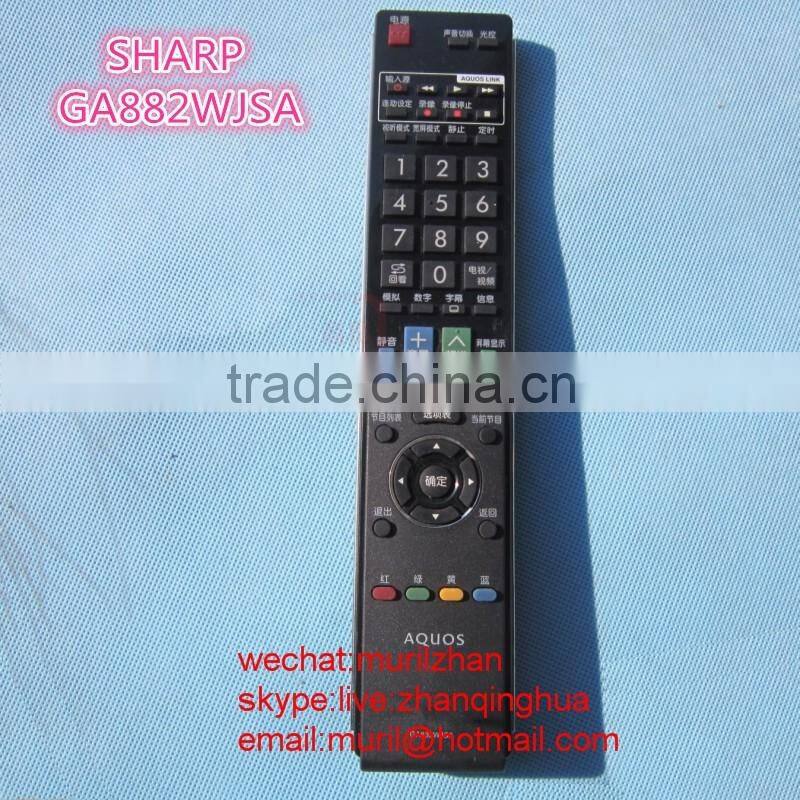 High Quality Black 33 Keys LCDTV GA817WJSA REMOTE CONTROL for Sharpp Direcetly use GA882WJSA G1342SA GB032WJSA