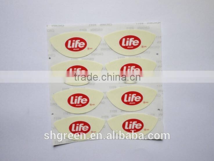 Waterproof self-adhesive paper sticker for packing