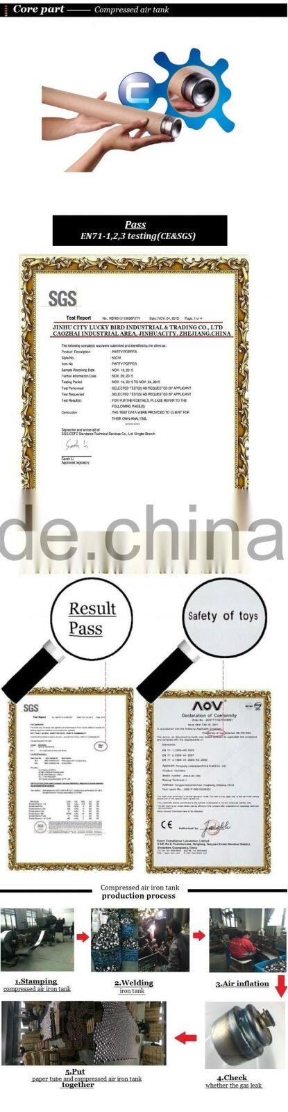 wedding party popper