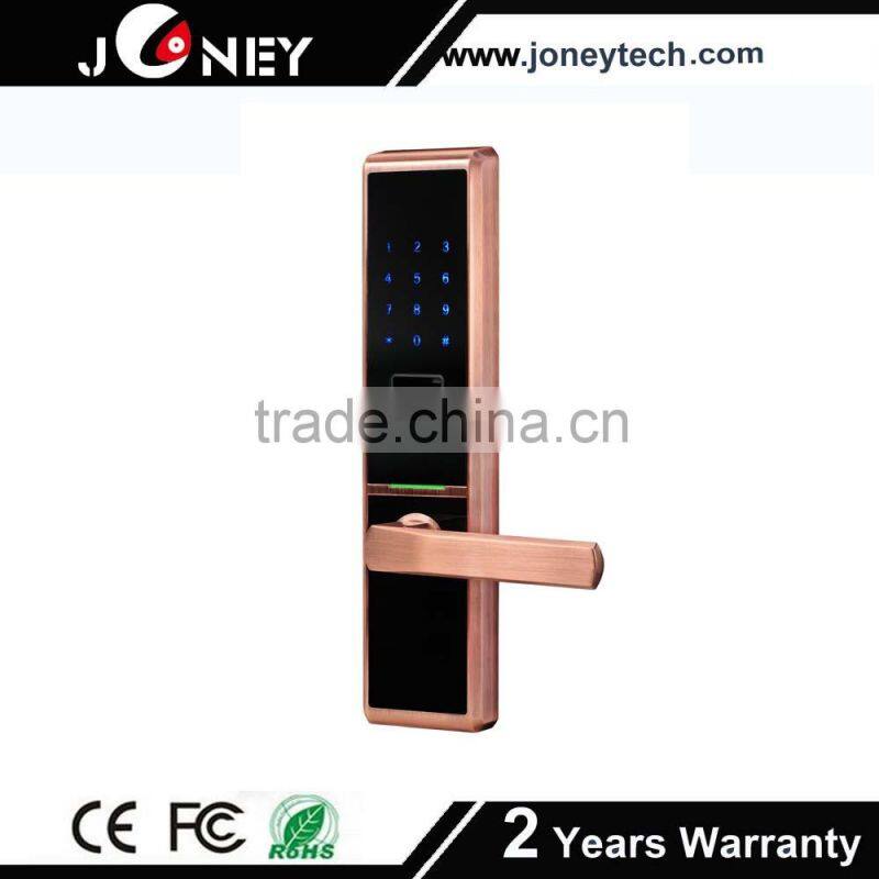 2016 New stZinc Alloy Metal Casing High Quality Electronic RFID card hotel door lock with access control