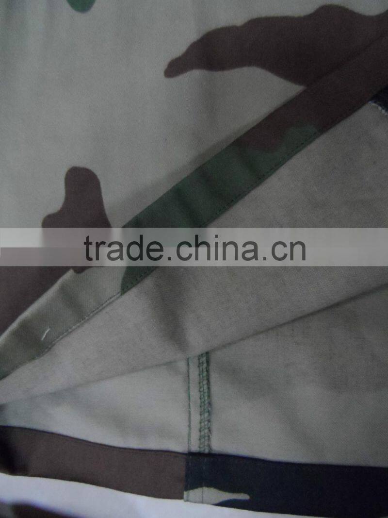 OEM cotton polyester ripstop canadian army woodland camouflage army comba uniform