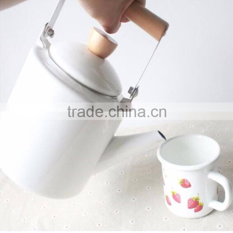 2016 High Grade Fashion 2.4L Water Kettles /Enamel Teapot/ Enamel Kettle turkish kitchen cooking kettle jug