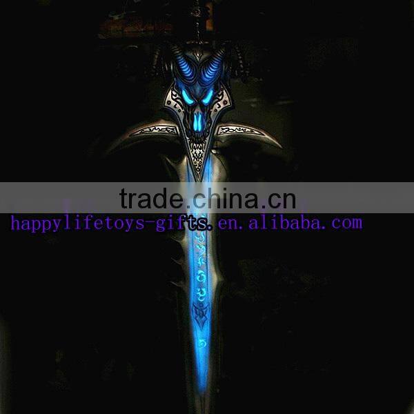 Custom cosplay weapon kit resin sword with Led lights