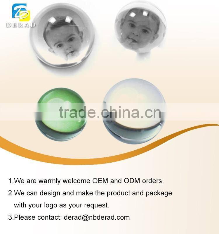 Hemispherical Shape Half Ball Funny Love 3D Crystal Photo Frame