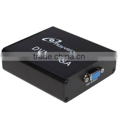 DVI to VGA Converter, Connect computers with DVI connectors to analog monitors or projectors with VGA input.