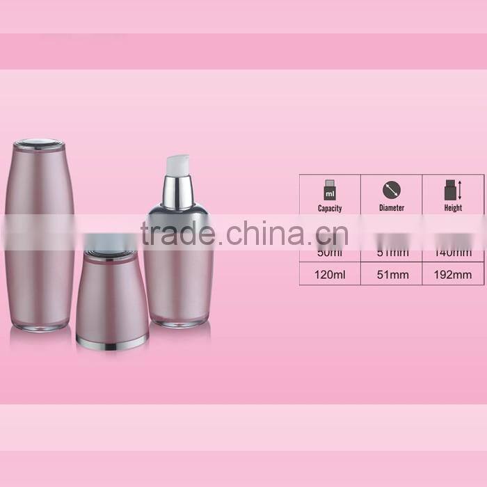 WY0876 flat bowl shape cream bottle, tapered lotion bottle with shiny screw top