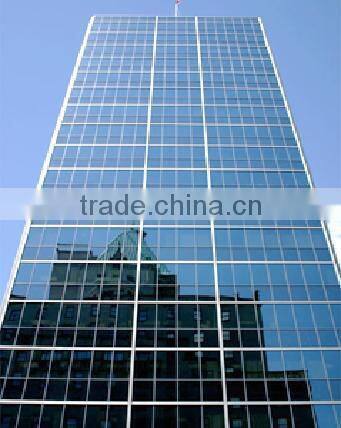 Powder coating Aluminum curtain wall/Grey aluminum curtain wall