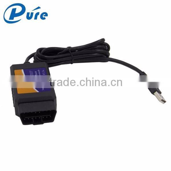 OBD/OBDII scanner elm327 usb car diagnostic tool supports all OBD-II protocols