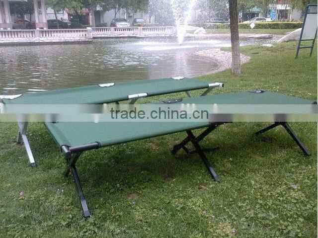 Lightweight aluminum folding camping cot