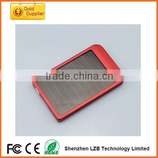 full capacity power solar rechargeable battery,portable design solar recharger